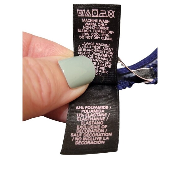 Victoria's Secret Deep Blue Lace Bodysuit - Picture 5 of 9